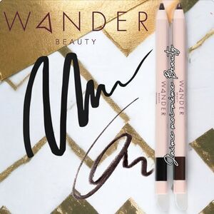 Wander Beauty Twist Up Gel Eyeliner Duo (Black And Shimmering Bronze)